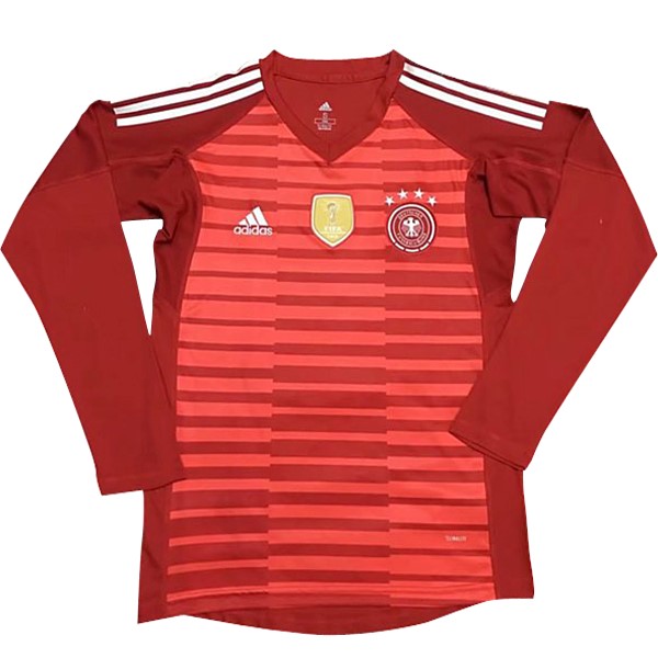Camiseta Alemania ML Portero 2018 Rojo